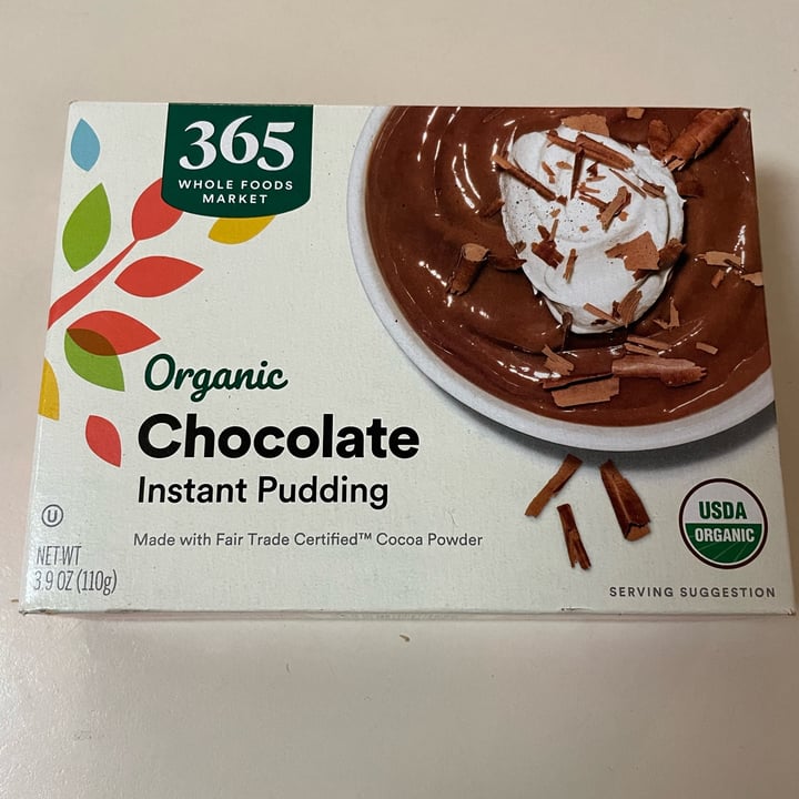photo of 365 Whole Foods Market organic chocolate pudding shared by @jillolson on  17 May 2022 - review