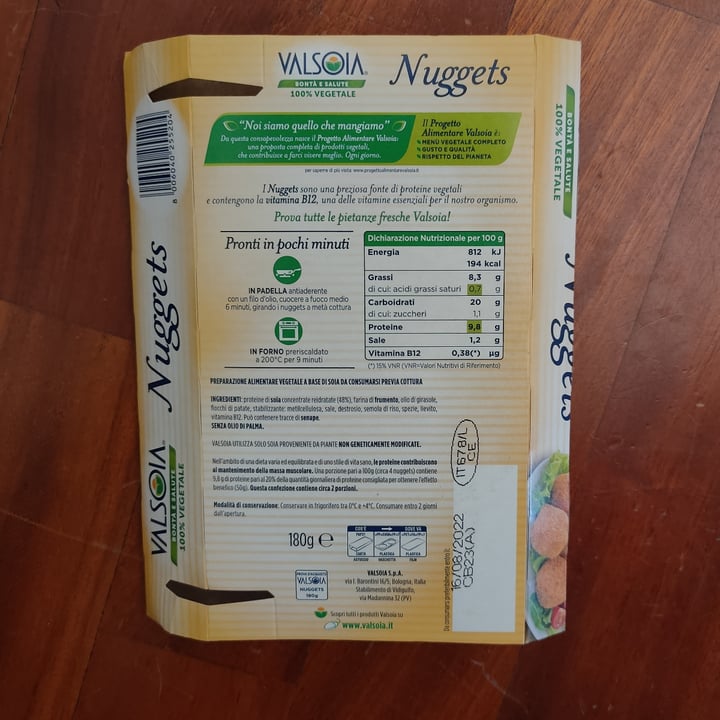 photo of Valsoia Nuggets shared by @aleliber on  22 Jul 2022 - review