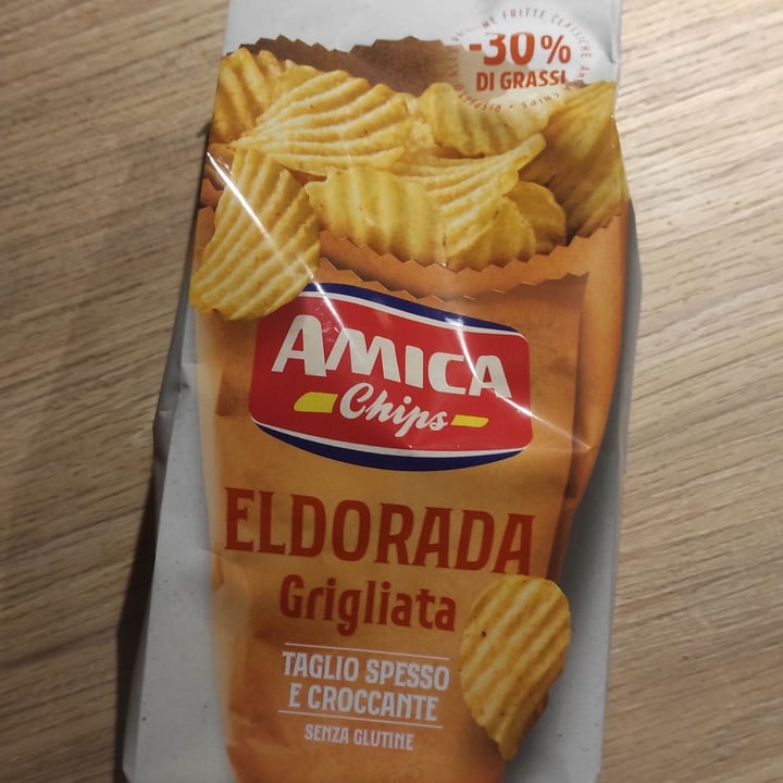 photo of Amica Chips Eldorada Grigliata - Taglio Spesso E Croccante, -30% Grassi shared by @giordi on  13 Apr 2022 - review