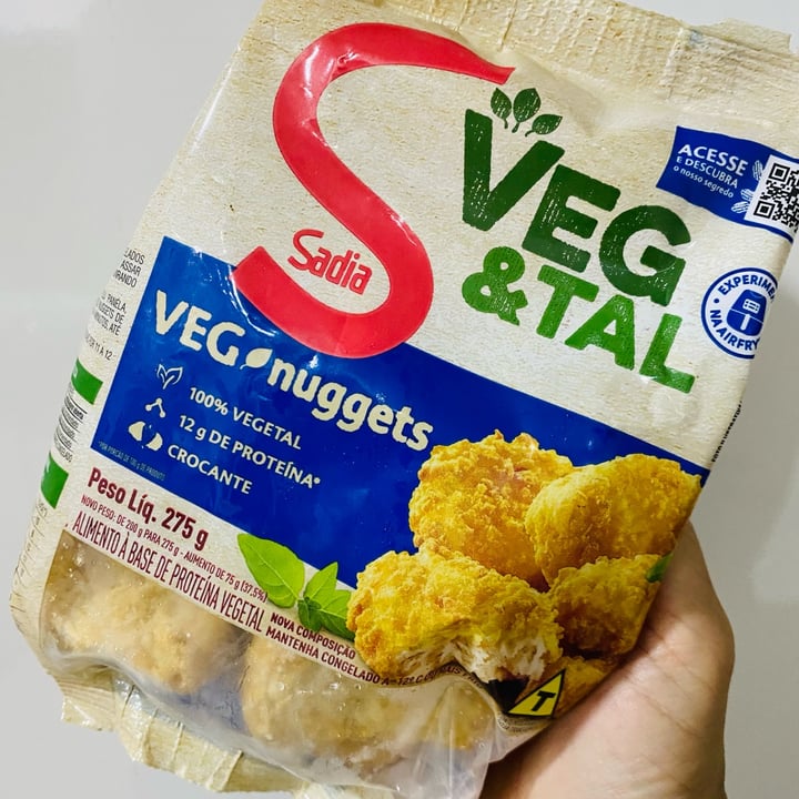photo of Sadia Nuggets de Vegetais shared by @flaveg2022 on  28 Jul 2022 - review