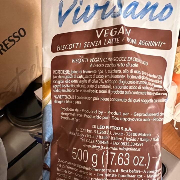 photo of Di Leo Vegan Biscotti shared by @andreachiara on  09 Oct 2022 - review