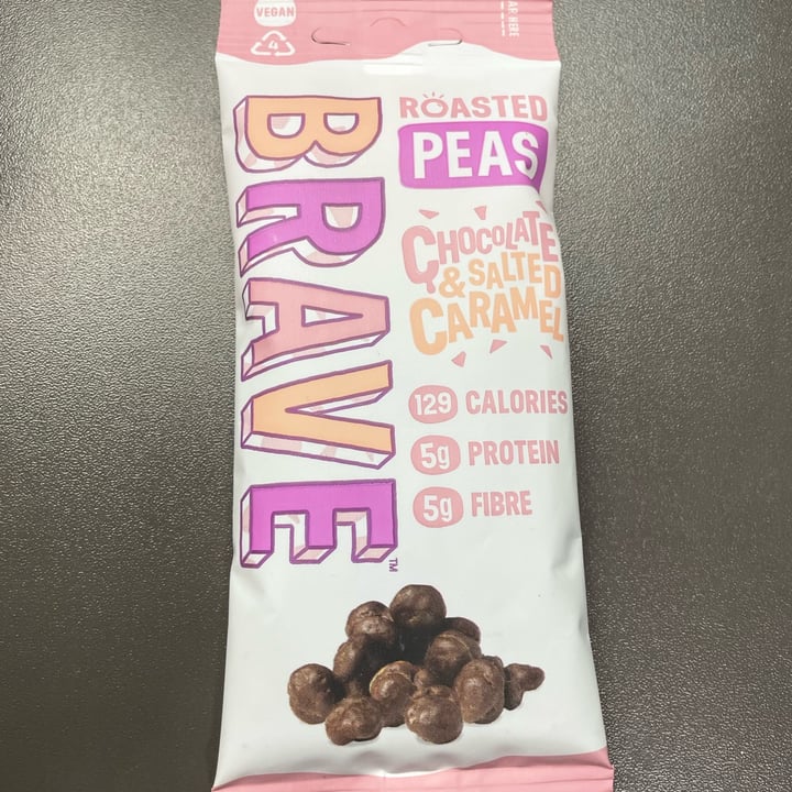 photo of Brave Chocolate & Sea Caramel coated Roasted Peas shared by @christine- on  17 Feb 2022 - review