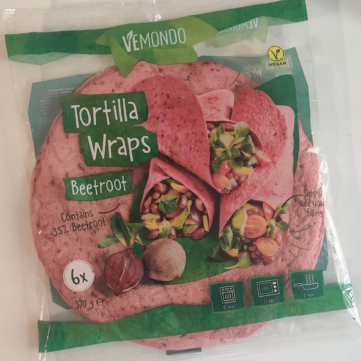 photo of Vemondo  Tortilla Wraps  Beetroot shared by @serenasofia on  08 Aug 2022 - review