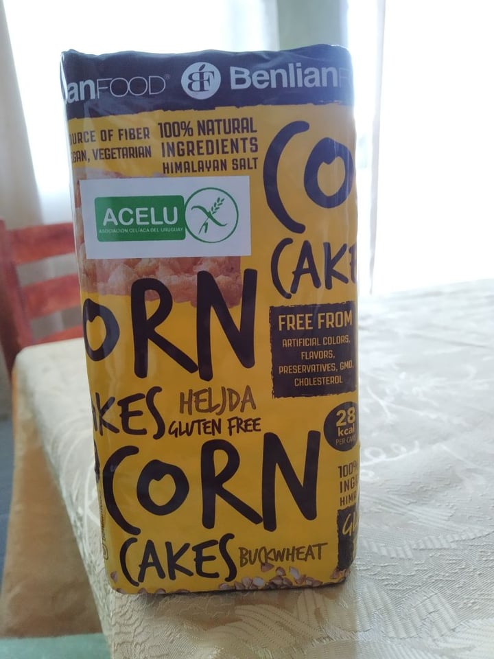 review photo of Nutrydía Corn Cakes shared by @robertavegan on 25 Nov 2019 - review
