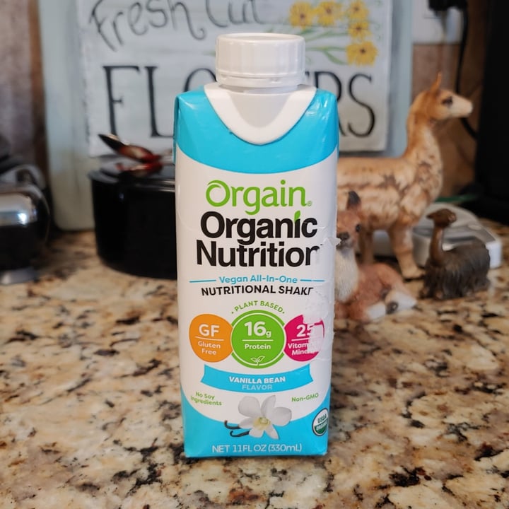 photo of Orgain Vegan Organic Nutrition Shake - Vanilla Bean Flavor shared by @thundergleep on  26 Dec 2021 - review