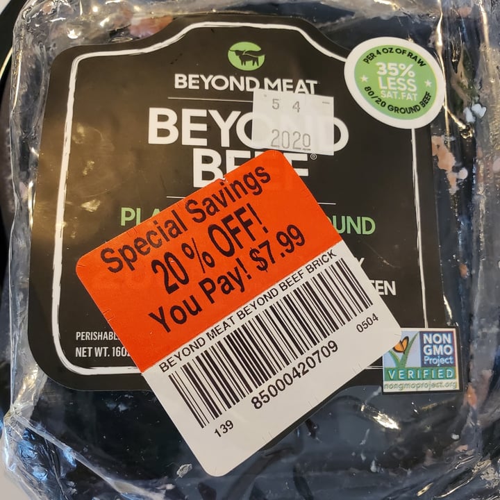 photo of Beyond Meat Beyond Beef Plant-Based Ground 20G shared by @sugarfiend on  07 May 2020 - review
