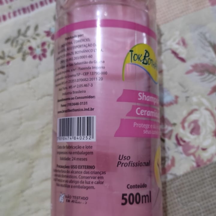 review photo of TokBothanico Shampoo Tok Bothânico Ceramidas shared by @vazlorenza on 23 Jan 2022 - review
