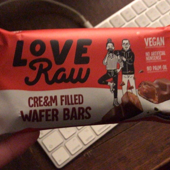photo of LoveRaw Cre&m Filled Wafer Bars shared by @gu on  17 Oct 2021 - review
