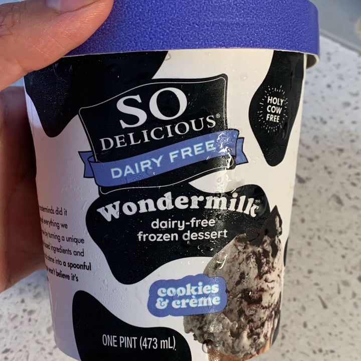 review photo of So Delicious Dairy Free Cookies & Cream Wonder Milk shared by @joywithplants on 28 Jun 2022 - review