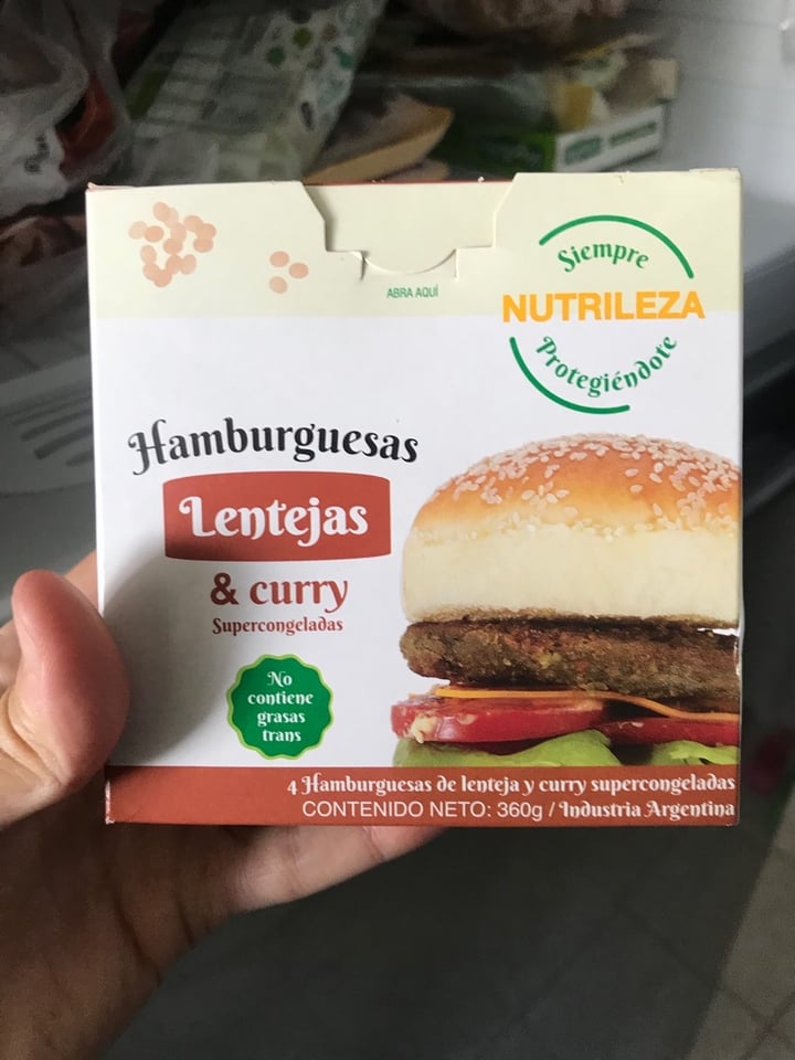 photo of Nutrileza Hamburguesa de Soja y Curry shared by @feiky on  08 Apr 2020 - review