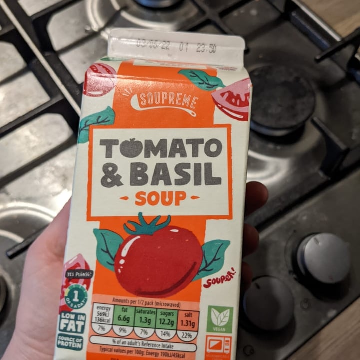 photo of ALDI tomato and basil soup shared by @eabillion on  31 May 2022 - review
