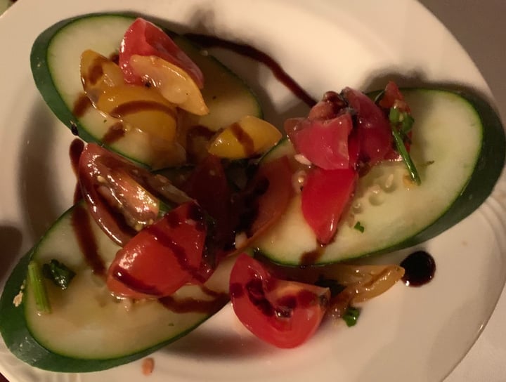 review photo of Al's Place Cucumber Bruschetta shared by @cak on 04 Oct 2019 - review
