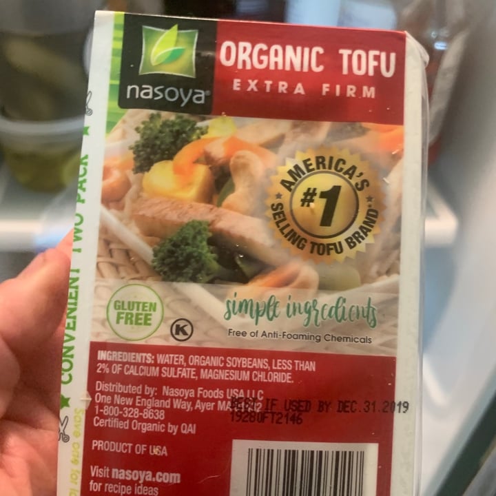 photo of Nasoya Nasoya tofu shared by @bobmorrell1 on  25 May 2020 - review