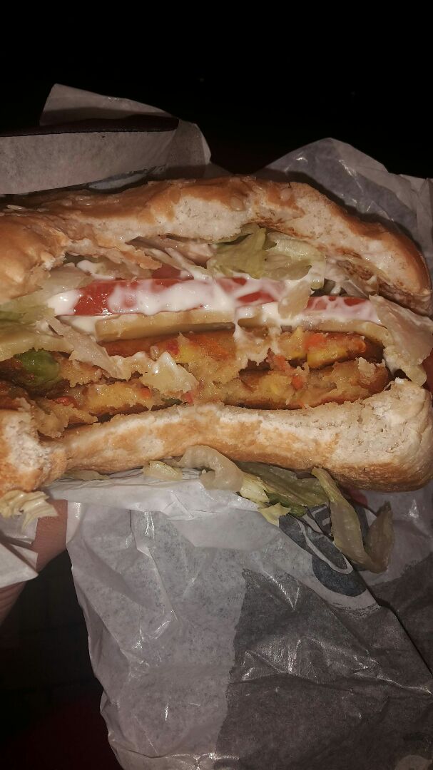 photo of Hungry Jack's Vegan Cheeseburger shared by @naddiar on  03 Aug 2019 - review