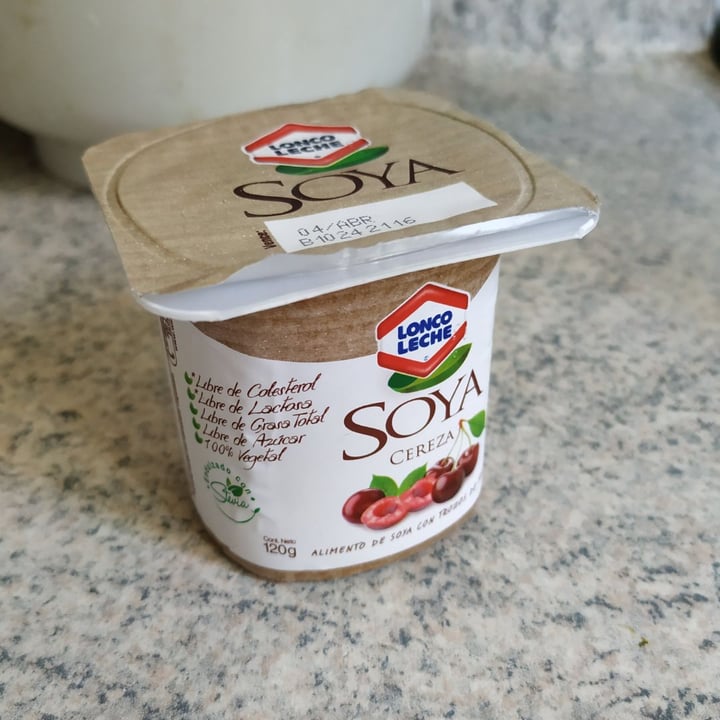 photo of Lonco Leche Soya Cereza Yogurt shared by @disakita on  14 Feb 2020 - review