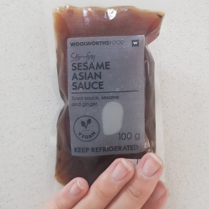 photo of Woolworths Food Sesame Asian Sauce shared by @carienlieb on  23 Aug 2021 - review