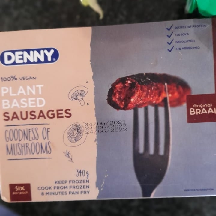 photo of Denny Mushroom Braai sausage shared by @earthchild24 on  13 Jul 2022 - review