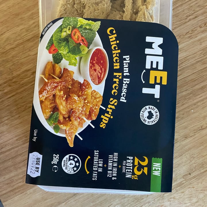 photo of Meet Chicken Free Strips shared by @adelepaige on  25 Nov 2022 - review