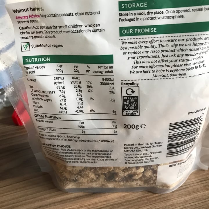 photo of Tesco Walnuts shared by @ijo on  20 May 2021 - review