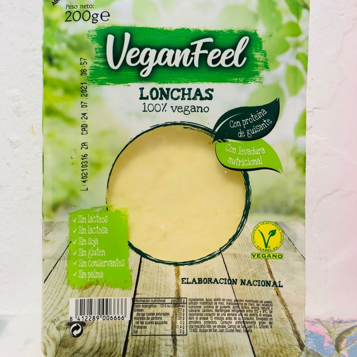 review photo of Vegan Feel Lonchas 100% Veganas Queso shared by @michelladaa on 19 May 2021 - review