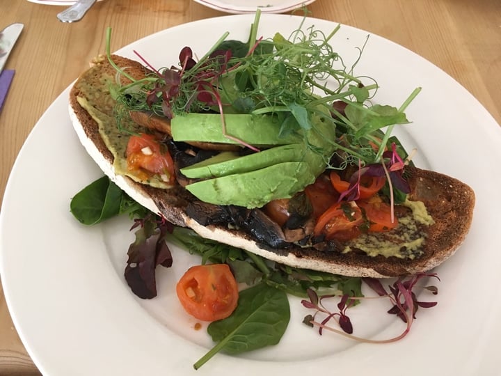 review photo of Whitehall Garden Centre Vegan Open Sandwich shared by @punk77 on 18 Jan 2020 - review