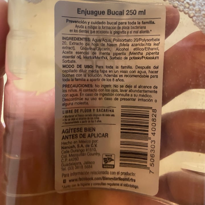 photo of Bienestar Neem Erfre Crema Dental shared by @yenitzia on  20 Jul 2021 - review