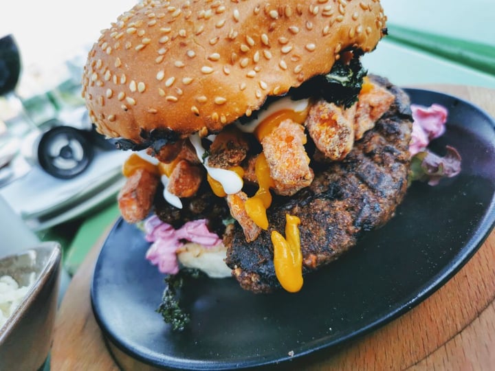 review photo of Pear Tree Bistro Vegan burger shared by @eugenetheron on 30 Jan 2020 - review