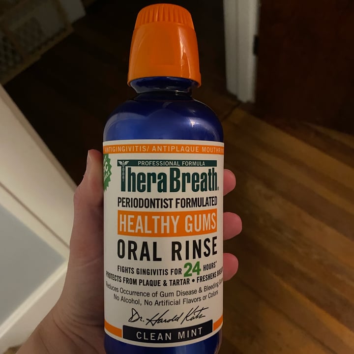 TheraBreath Clean mint healthy gums oral rinse Review abillion