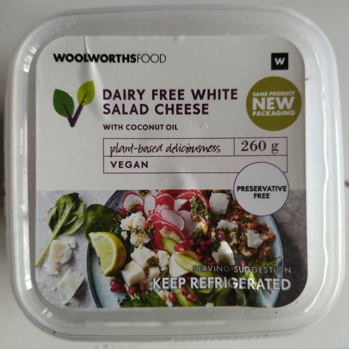photo of Woolworths Food Dairy Free White Salad Cheese shared by @jeanine3 on  24 Oct 2022 - review