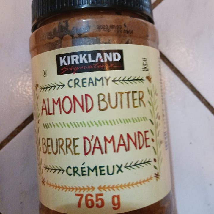 photo of Kirkland Signature Organic Creamy Almond Butter shared by @fawkesurquhart on  15 Sep 2022 - review