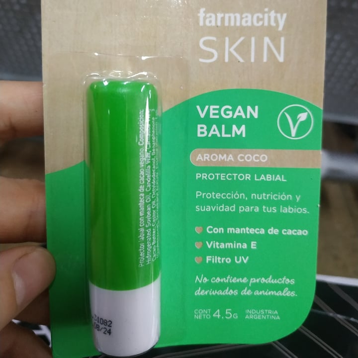 photo of Farmacity  Balsamo Labial Vegan Balm shared by @beiaene on  17 Dec 2022 - review