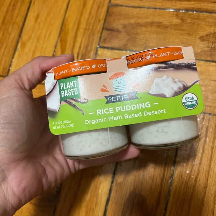 photo of Petit Pot rice pudding organic plant based dessert shared by @jessycadasilveira on  11 May 2022 - review