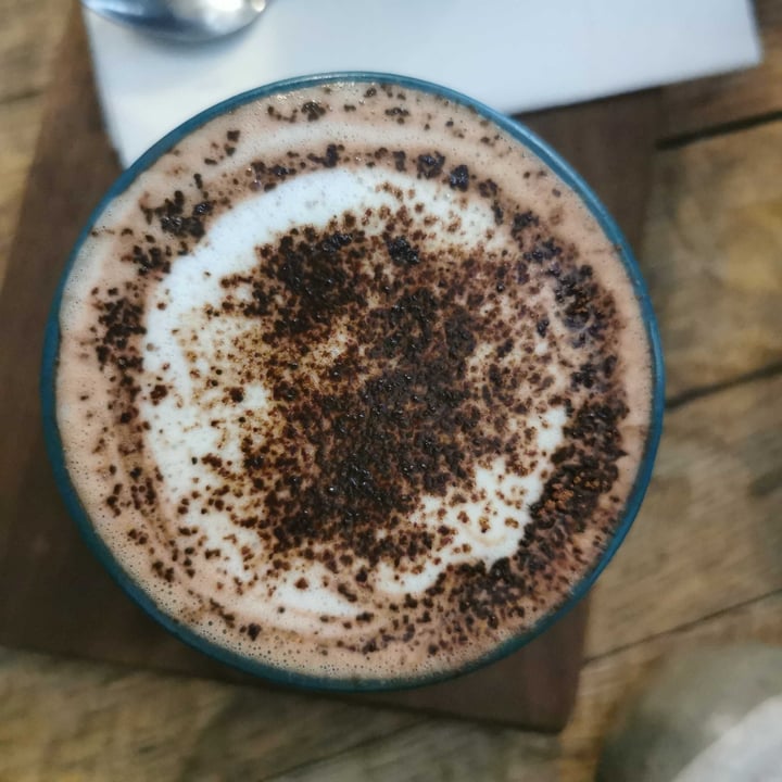 photo of Honest Chocolate Cafe Hot Chocolate (Oat Milk) shared by @veganpower001 on  20 Sep 2020 - review
