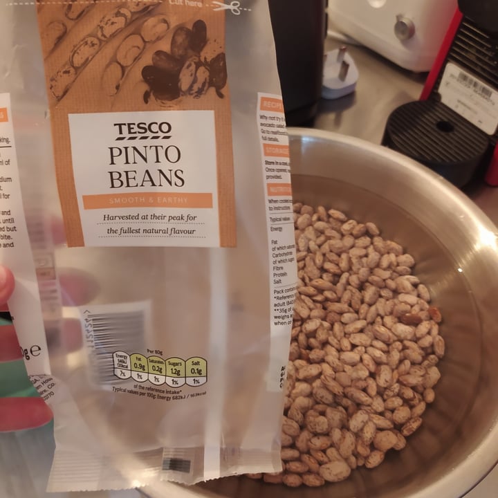review photo of Tesco Pinto beans shared by @suelenveg on 14 May 2022 - review