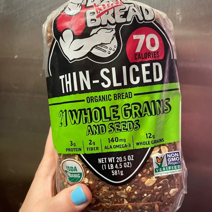 review photo of Dave's Killer Bread Thin-Sliced 21 Whole Grains And Seeds shared by @veganlyssa on 11 Apr 2021 - review
