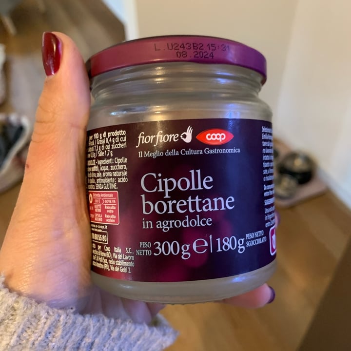 photo of Coop Cipolle borettane in agrodolce shared by @giulifrida on  14 Mar 2022 - review