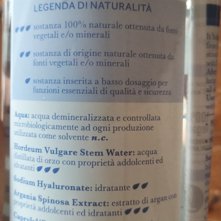 photo of I Provenzali Acqua Micellare Biologica. Argan Con Acido Ialuronico shared by @naturalmentearia on  26 Mar 2022 - review