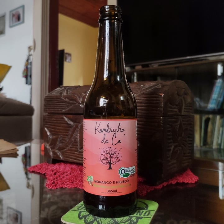 photo of Kombucha da Cá Kombucha de Morango e Hibisco shared by @shaykempinskipepperd on  15 Nov 2022 - review