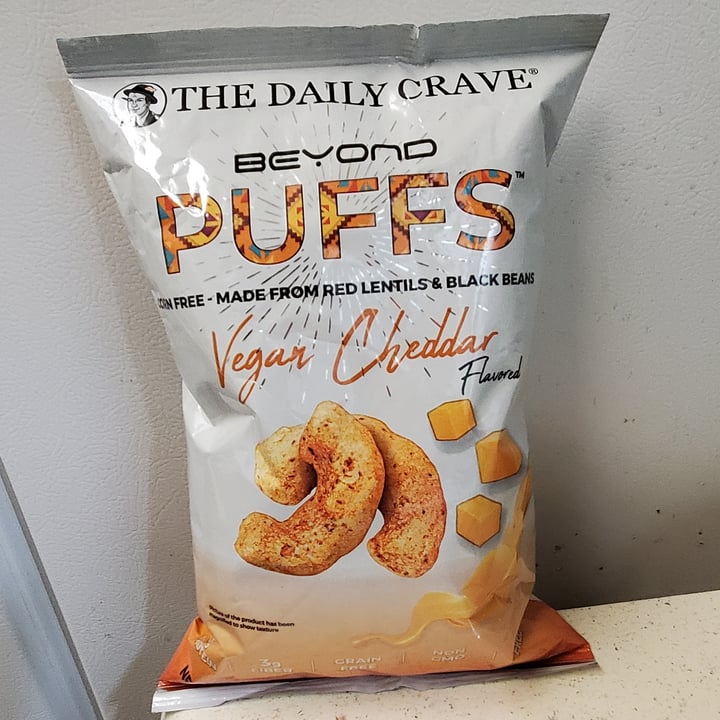 photo of The Daily Crave Vegan Cheddar Beyond Puffs shared by @iamchristinevilla on  22 Apr 2021 - review