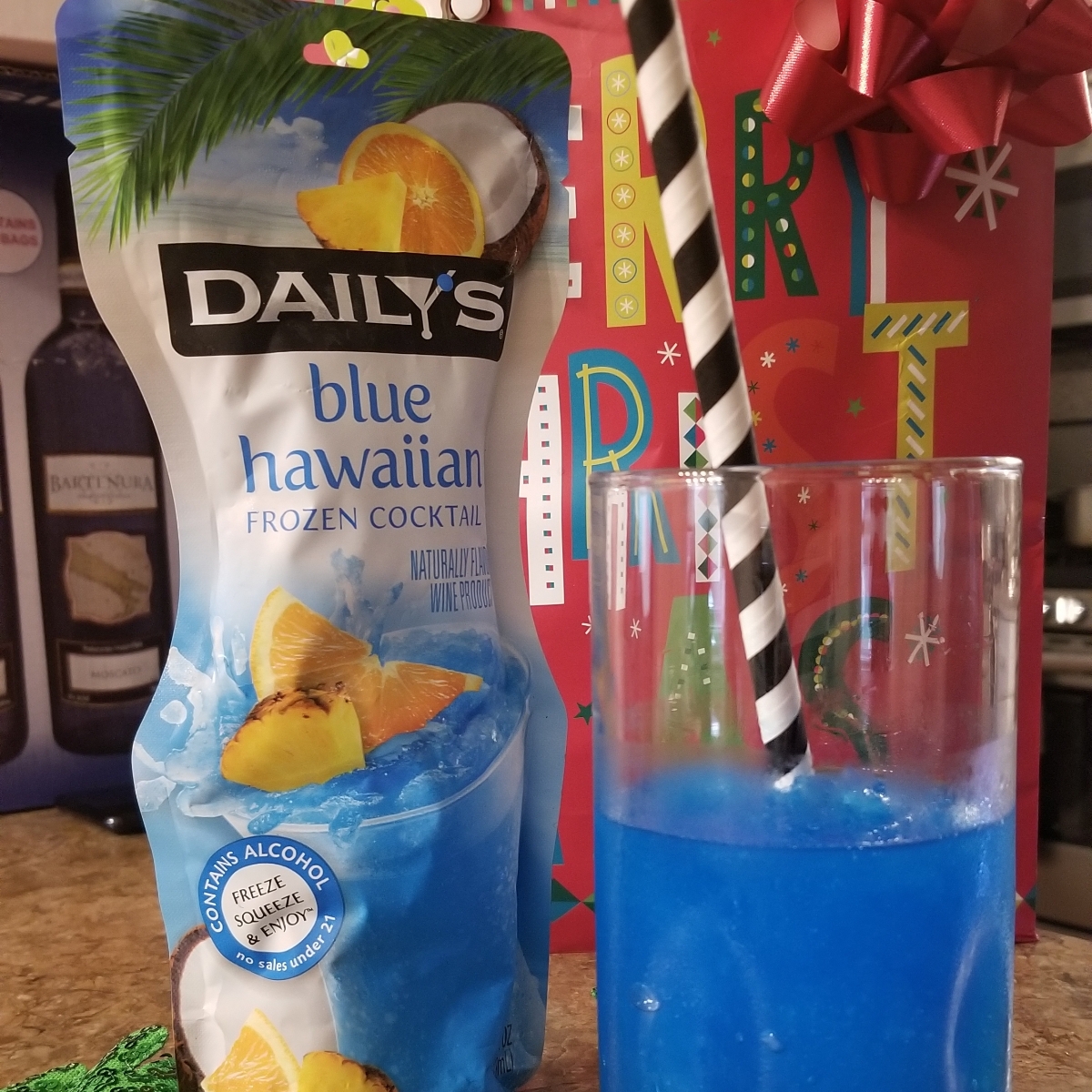 Blue Hawaiian Frozen Drink Pouch Blue Hawaiian Frozen Cocktail