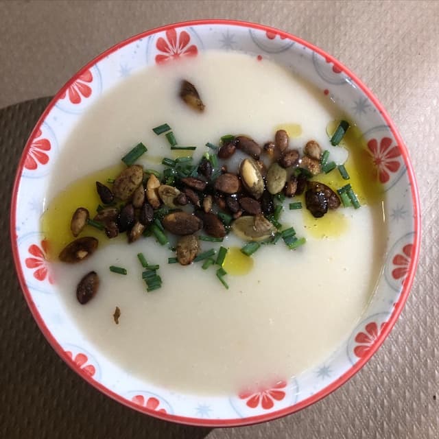 Photo of the dish “gazpacho di verza”