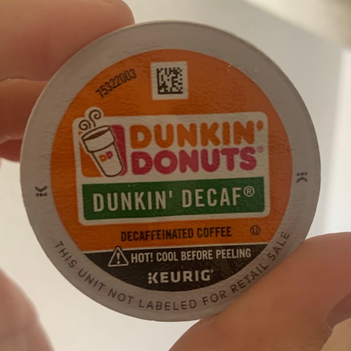 photo of Dunkin’ Donuts Dunkin’ Decaf (Medium Roast) shared by @elliejeanmcd on  04 Oct 2020 - review
