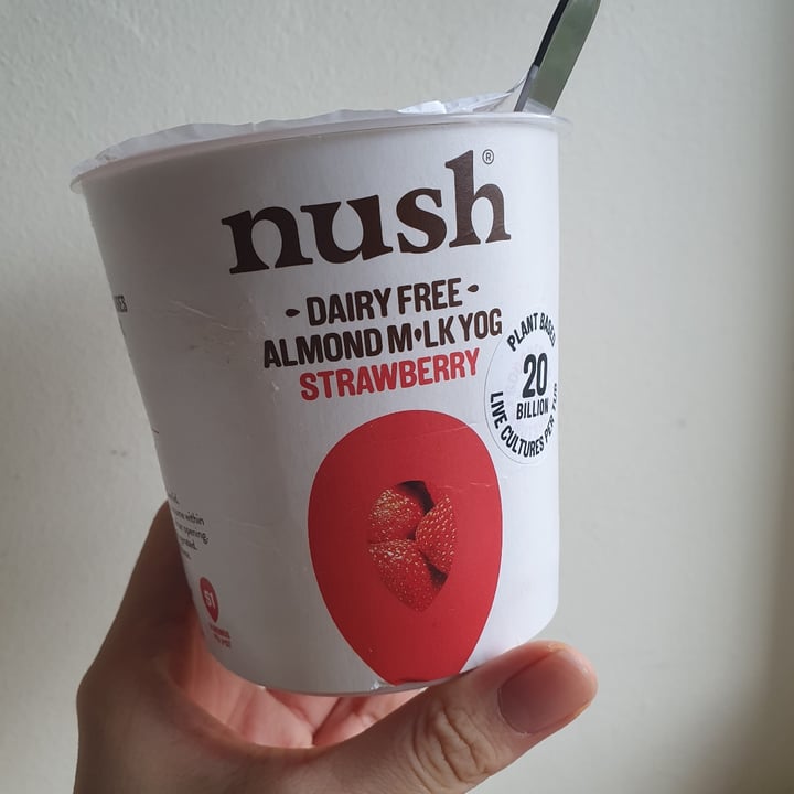review photo of Nush Almond Milk Yog Strawberry shared by @alleyy on 06 Apr 2021 - review