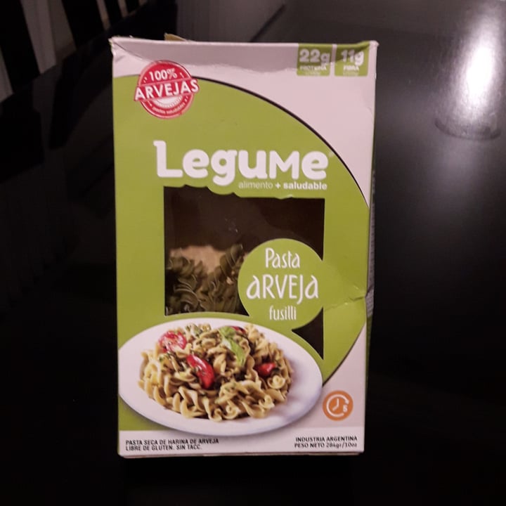 photo of Legume Pasta Arveja Fusilli shared by @sirensveg on  16 Dec 2019 - review
