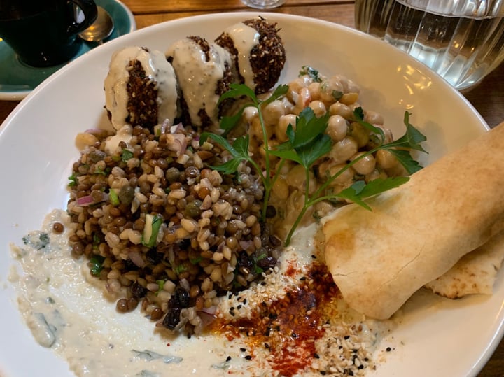 review photo of Advieh Falafels with Tahini plate shared by @rae on 09 Aug 2019 - review
