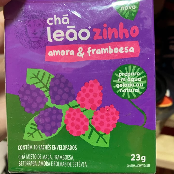 photo of Chá Leão Chá Leãozinho Amora e framboesa shared by @larimogilewsky on  30 Sep 2022 - review