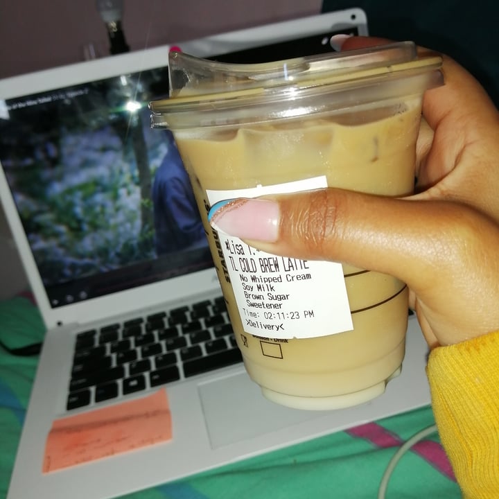 photo of Starbucks Westcoast Village Cold Brew Latte shared by @lissylis on  05 Oct 2021 - review