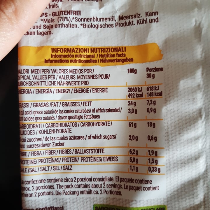 photo of Sarchio Mais Chips shared by @vegsara on  09 Oct 2021 - review