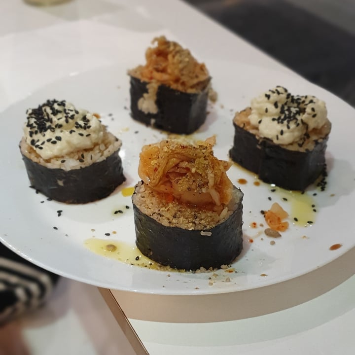 photo of Vegan Yes Shoreditch Kimbap shared by @veganwop on  19 Sep 2020 - review
