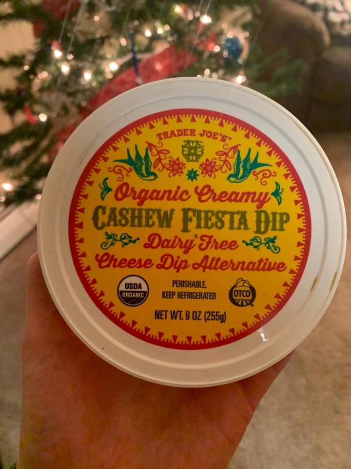 photo of Trader Joe's Organic Creamy Cashew Fiesta Dip shared by @katievalentine on  23 Dec 2019 - review